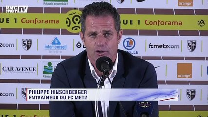 Metz-PSG (1-5) – Hinschberger : "Avant le carton rouge, on était à 1-1"