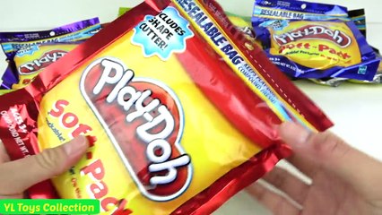 Play Doh Soft - Pack with Surprise Molds Fun Learning Colours for Kids