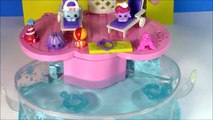 SHOPKINS SEASON 4 Custom COLOR CHANGERS! Shopkins lounge at Polly Pocket Pool!