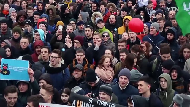 총리도 푸틴도 퇴진하라!...러시아 대규모 반정부 시위 / YTN (Yes! Top News)