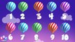 Learn to Count to 10 with Surprise Eggs Balloons and Numbers Train