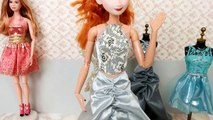 Queen Elsa Anna Barbie Dress & Clothesバービーエルサ人形 ドレス服Barbie Elsa boneca vestido e roupas