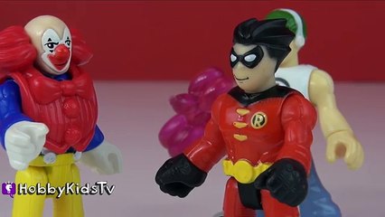 Homme chauve-souris cloner combats lui-même la machine clones génériques hobbykidstv