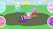 Peppa Pig and Sports Day - Obstacle Race, Long Jump, Bicycle Race, Tug of War and More Games