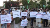 مظاهرات بباكستان تطلب قطع العلاقات مع ميانمار