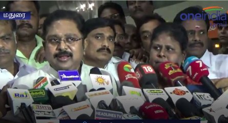 உச்சநீதிமன்ற தீர்ப்பின்படி ஆர்ப்பாட்டத்தை கைவிடுவதாக டிடிவி தினகரன் அறிவிப்பு-வீடியோ