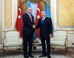 Cumhurbaşkanı Erdoğan, Kazakistan Cumhurbaşkanı ile Görüştü