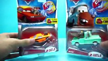 Color Changers Cars Flo, Snot Rod, Chick Hicks & Tow Truck Colour changing Underwater toys