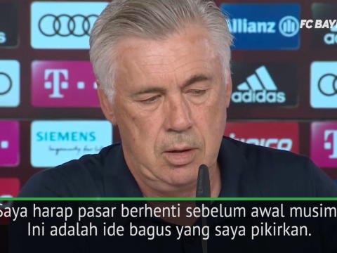 SEPAKBOLA: Bundesliga: Ancelotti Mendukung Penutupan Jendela Transfer Sebelumnya