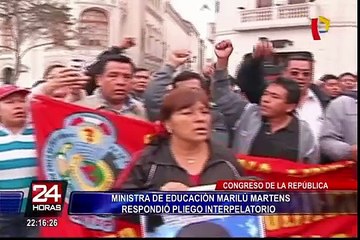 Congreso: ministra Martens respondió a pliego interpelatorio por más de 12 horas