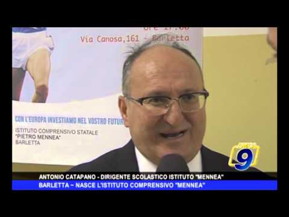 BARLETTA | Nasce l'Istituto comprensivo Mennea