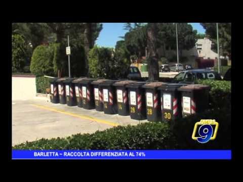 BARLETTA | Raccolta differenziata al 74%
