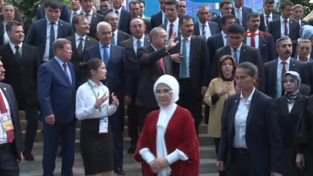 Cumhurbaşkanı Recep Tayyip Erdoğan, Expo 2017'de Kazakistan ve Türkiye Standlarını Ziyaret Etti