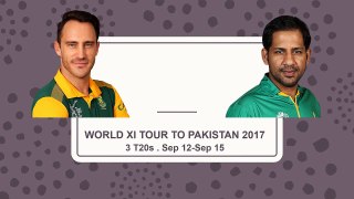 Pakistan Vs World Xi T20 Tour Schedule