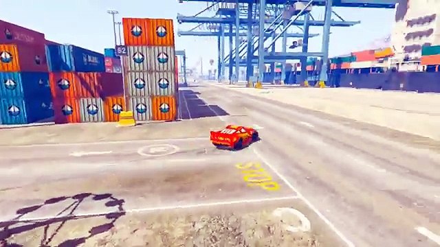 Disney CARS LIGHTNING MCQUEEN Changes WHEELS! with Hulk, Spiderman Cartoon for KIDS and Children