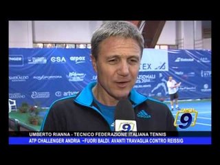 ATP CHALLENGER ANDRIA | Fuori Baldi, avanti travaglia contro Reissing