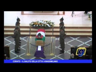 CORATO | Il saluto della città al giovane alpino Massimiliano Cassa