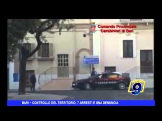 BARI | Controllo del territorio, 7 arresti e una denuncia