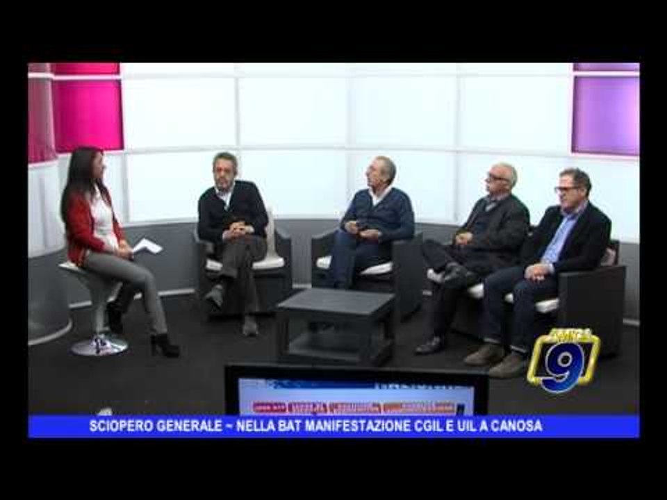 SCIOPERO GENERALE | Nella Bat manifestazione Cgil e Uil a Canosa