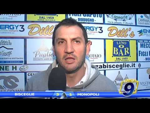 Bisceglie - Monopoli 3-1 | Intervista Francesco Passiatore Allenatore Monopoli