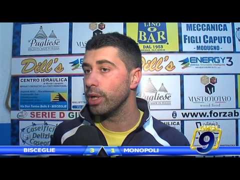 Bisceglie - Monopoli 3-1 | Intervista Claudio De Luca Allenatore Bisceglie