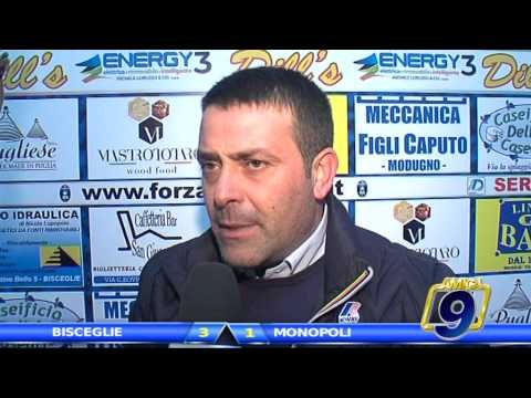 Bisceglie - Monopoli 3-1 | Intervista Nicola Canonico