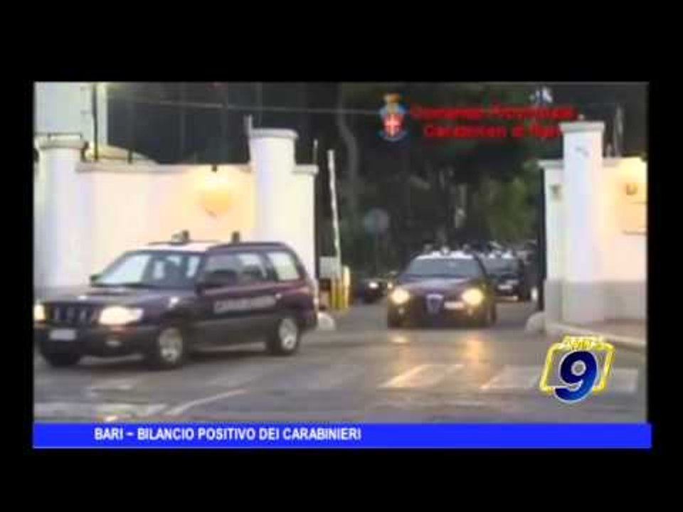 BARI | Bilancio positivo dei Carabinieri