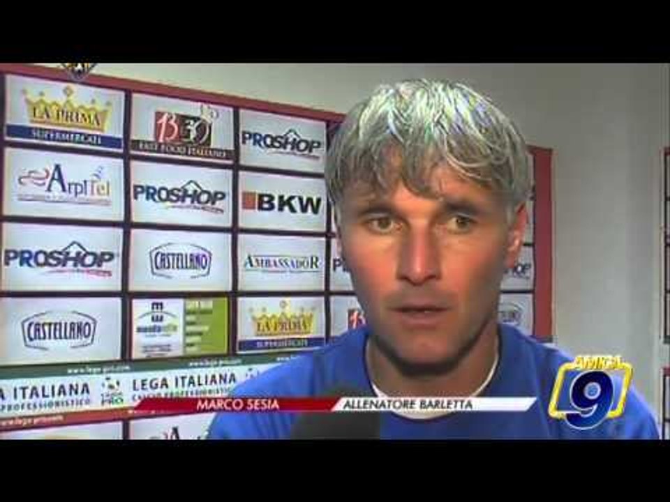 Foggia - Barletta 0-1 | Post gara Marco Sesia - Allenatore Barletta