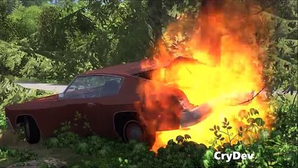 Police Chase,Roadblocks,Fails&Crashes Compilation HD - BeamNG DRIVE