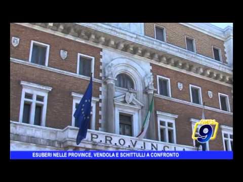 Esuberi nelle province, Vendola e Schittulli a confronto