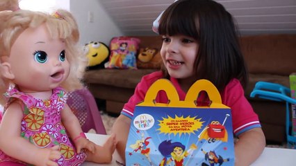 BABY ALIVE COME MC DONALDS DE MASSINHA PLAY DOH