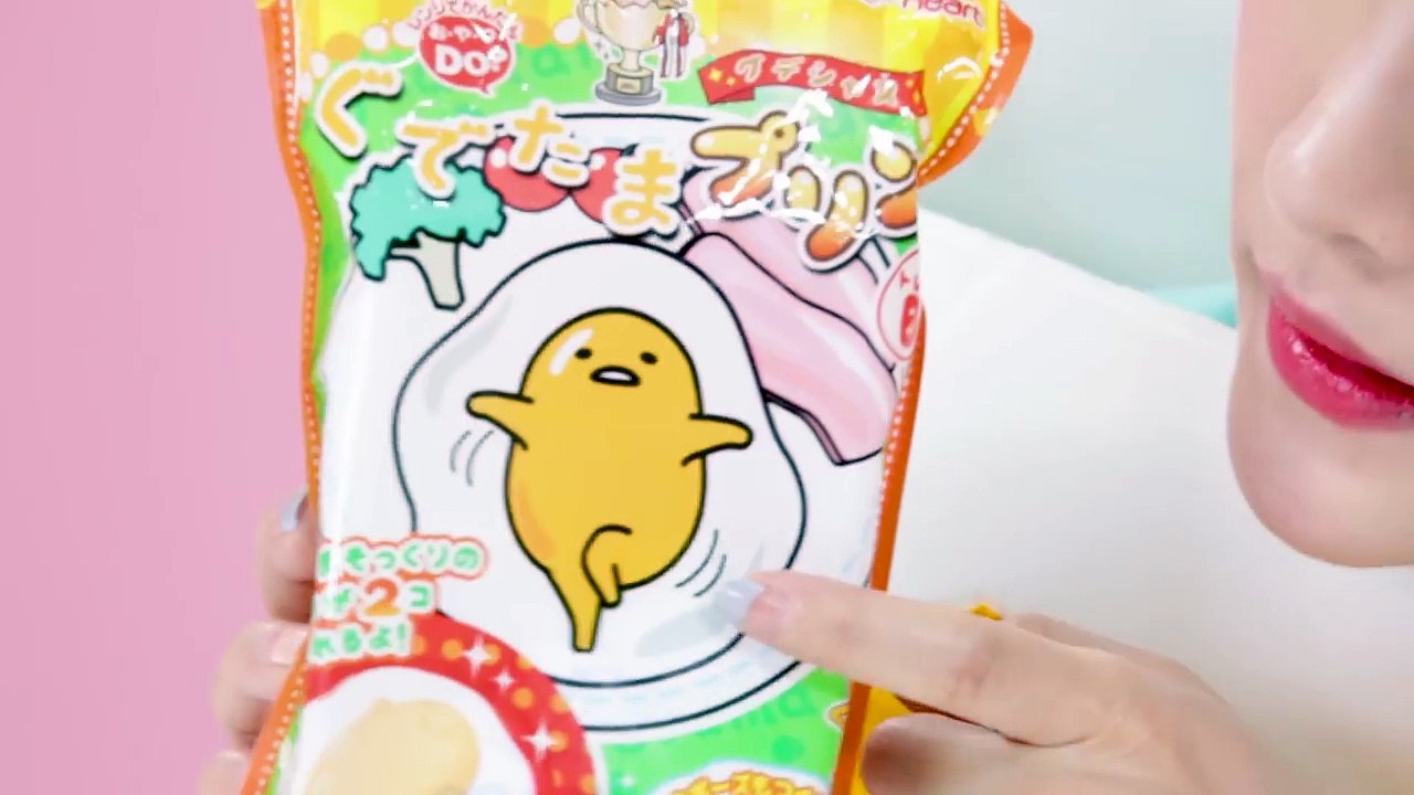 포핀쿠킨 가루쿡 구데타마 달걀푸딩 [구데타마 푸딩 만들기] 지니