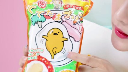 포핀쿠킨 가루쿡 구데타마 달걀푸딩 [구데타마 푸딩 만들기] 지니