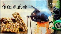 How to make Chinese rice krispies treats | Chinese food | [古香古食] Li zi qi 李子柒