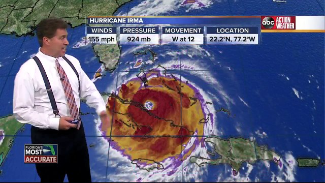 Hurricane Irma Update Floridas Most Accurate Forecast with Denis Phillips on Friday at 9PM