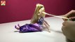 Disney Rapunzel Doll Hairstyles - How to Make Waterfall Braid for Dolls