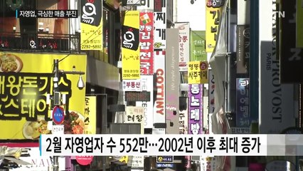 자영업 절반, 월 평균 매출 380만 원에도 못미쳐 / YTN (Yes! Top News)