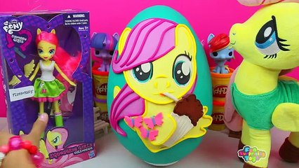 Des œufs flutter géant petit mon jouer poney éclat jouets crépuscule Compilation surprise doh