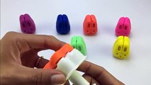 Apprendre couleurs jouer pâte jouer moules amusement et Créatif pour enfants