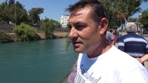 Adana Otomobil Sulama Kanalına Uçtu