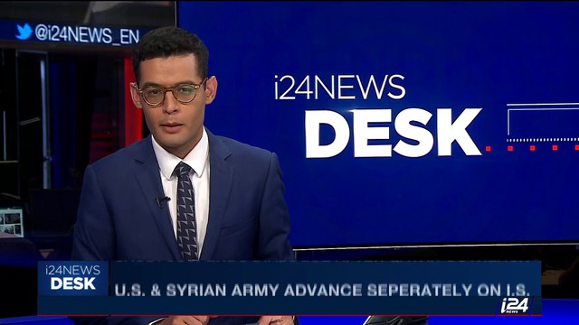i24NEWS DESK | U.S & Syrian army advance seperately on I.S. | Saturday, September 9th 2017