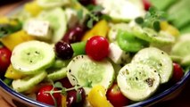 Greek Salad | Healthy & Nutritious Salad Recipe | Divine Taste With Anushruti