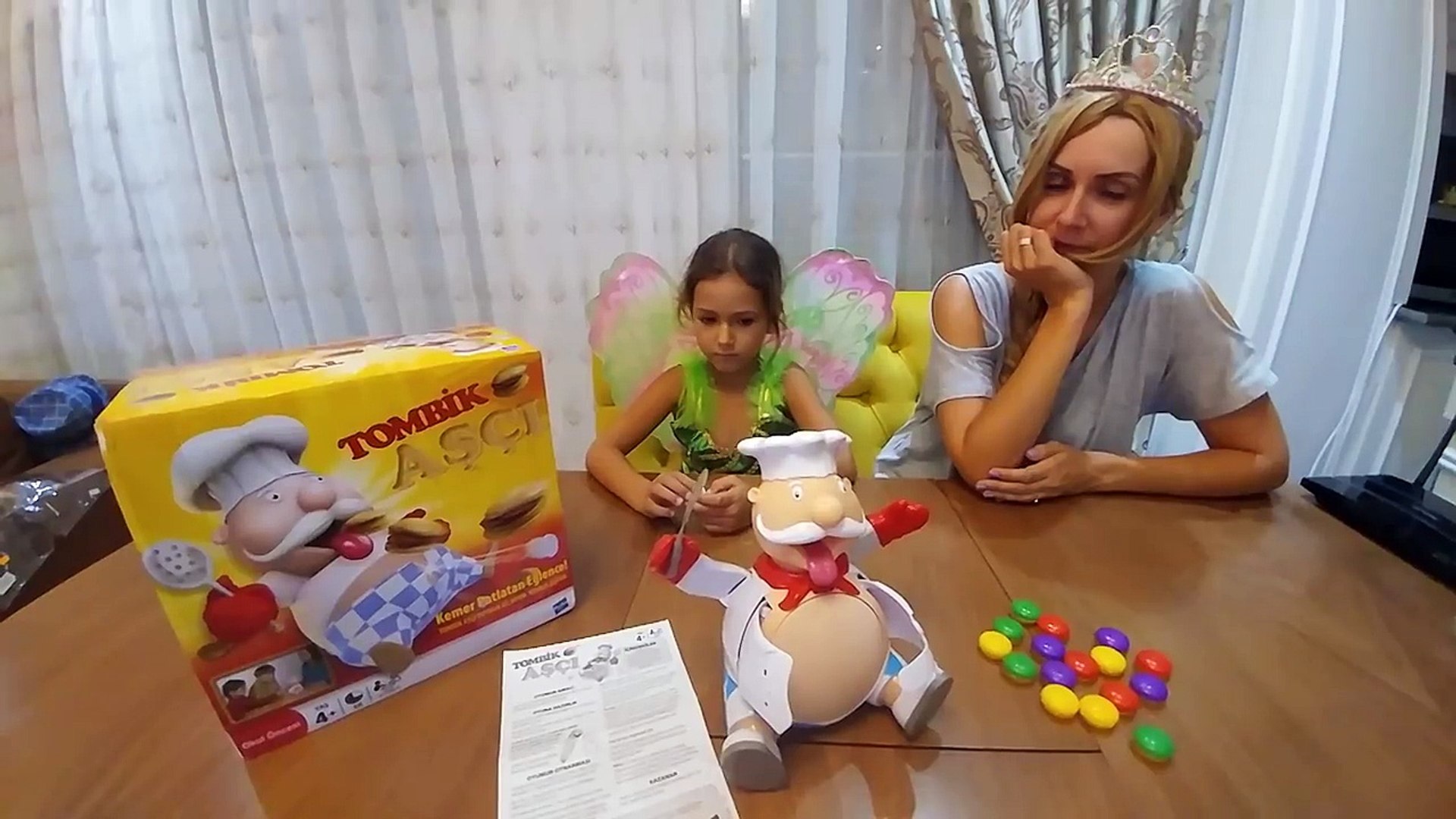 TOMBİK AŞÇI Obur aşçıda diyebiliriz.eğlenceli oyuncak, toys unboxing -  Dailymotion Video