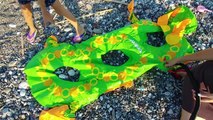 DEV TIRTIL , Büyük çok ayaklı deniz oyuncağı, eğlenceli çocuk videosu, toys unboxing