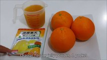 How to make Orange Jelly (Recipe ) オレンジゼリーの作り方 (レシピ)