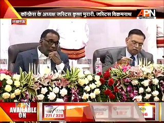 Watch senior lawyers and judges speak at a legal conference in Lucknow