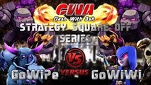Clash Of Clans | Th9 3 Star GoWiPe vs. GoWiWi with Earthquake & Low Level Heroes