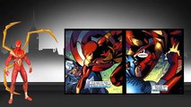 Colección de las mejores batallas de superhéroes Iron Man 4 contra Spiderman contra comerciante