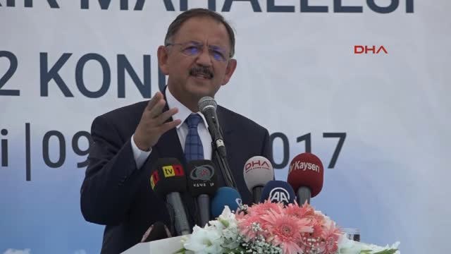 Kayseri Bakan Özhaseki: 15 Yılda Türkiye'yi Tamamen Depreme Hazırlıklı Hala Getireceğiz