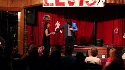 Richard Wolfe sings 'Make The World Go Away' Dad's Place 2017